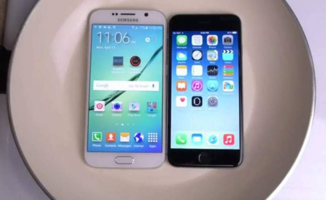 Lo que ocurre si colocas un iPhone y un Galaxy en agua hirviendo
