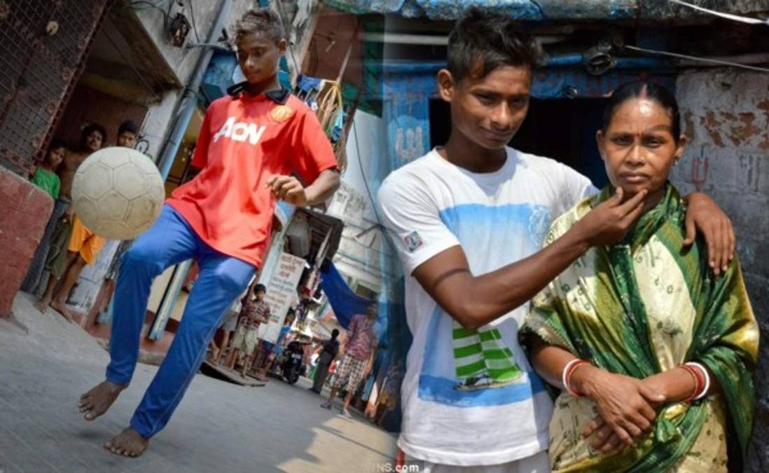 Indú de 16 años y de madre prostituta entrenará con Manchester United