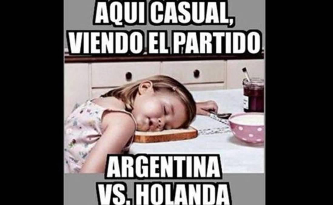 Los memes que ha dejado el Argentina-Holanda