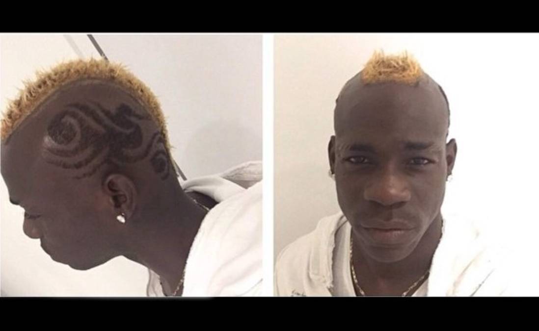 Mario Balotelli sorprende con un extravagante nuevo look