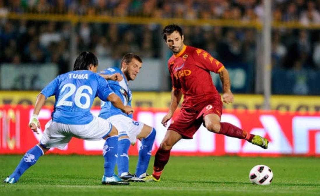 Gilberto Martínez, el único centroamericano que militó con Totti en la Roma