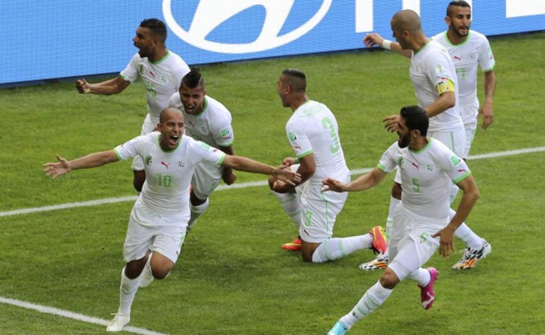 Argelia logra histórica clasificación y despachó a Rusia