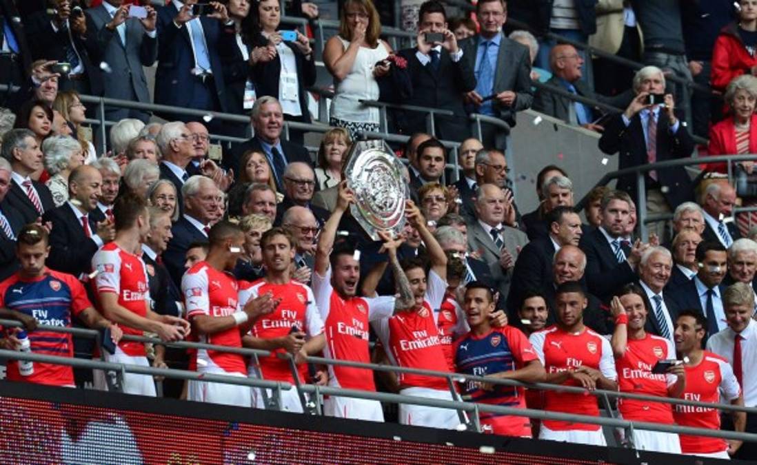 Arsenal es campeón de la Community Shield de Inglaterra