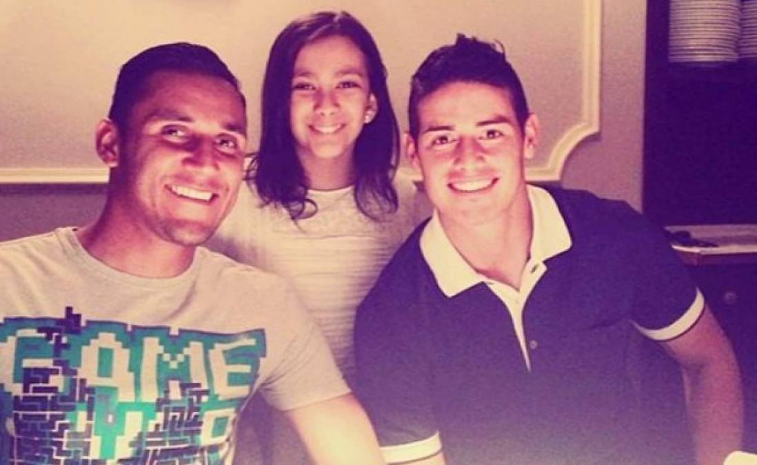 Las esposas de James y Keylor son inseparables