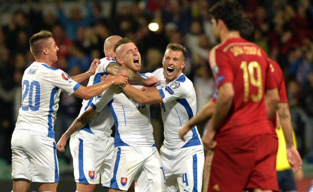 Eslovaquia sorprendió a España en eliminatoria a la Euro 2016
