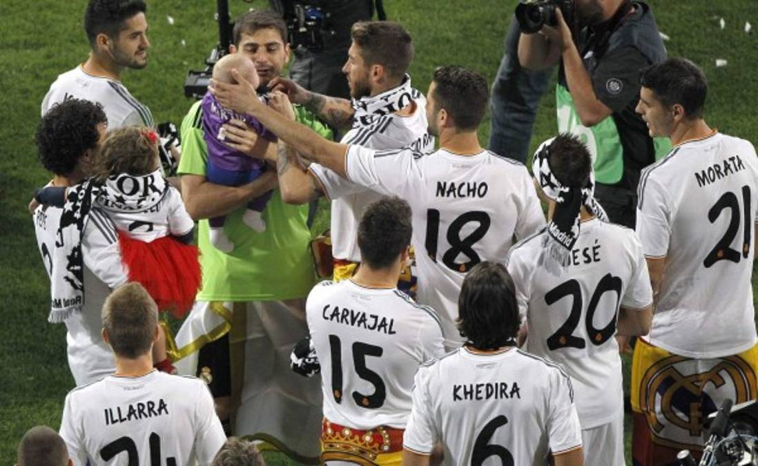 Espectacular festejo de 'La Décima' en el Bernabéu