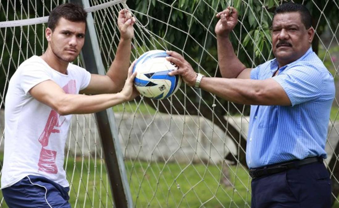 Una historia de fútbol entre Nito Anariba y su hijo Christopher