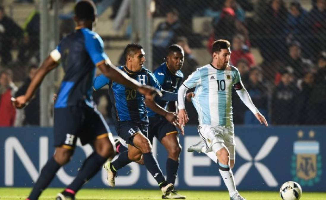 Argentina vence por la mínima a una Honduras muy bien parada