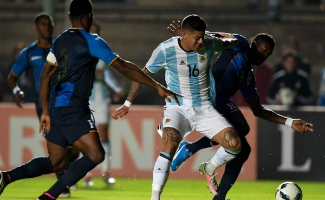 Argentina vence por la mínima a una Honduras muy bien parada