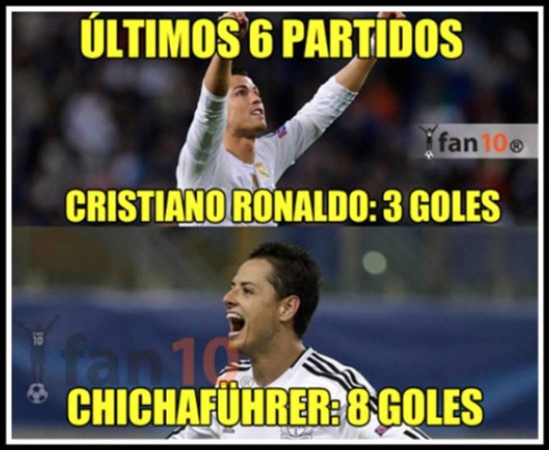 Chicharito Hernández brilla con sus goles y arrasa con los memes