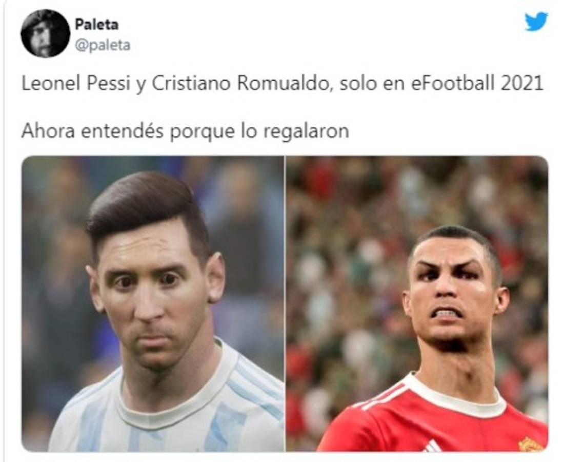 ¿Esos son Cristiano y Messi? Los graves errores de eFootball 2022: caras que no parecen, fallos y también hay memes  