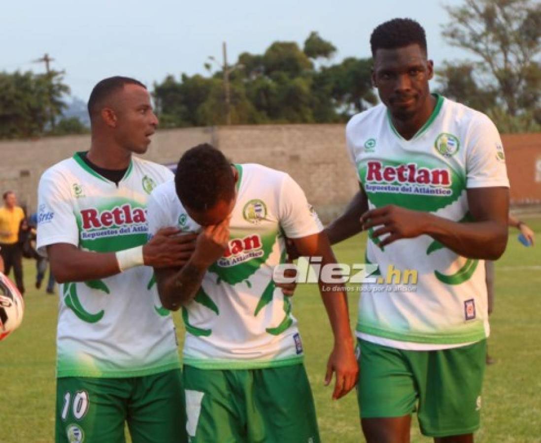 ¡Qué dolor! Los jugadores del Juticalpa y su sufrimiento tras el descenso