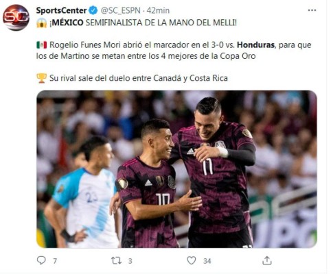 Lo que dicen los medios mexicanos tras golear a Honduras: 'Baile catracho' y 'aplastados'