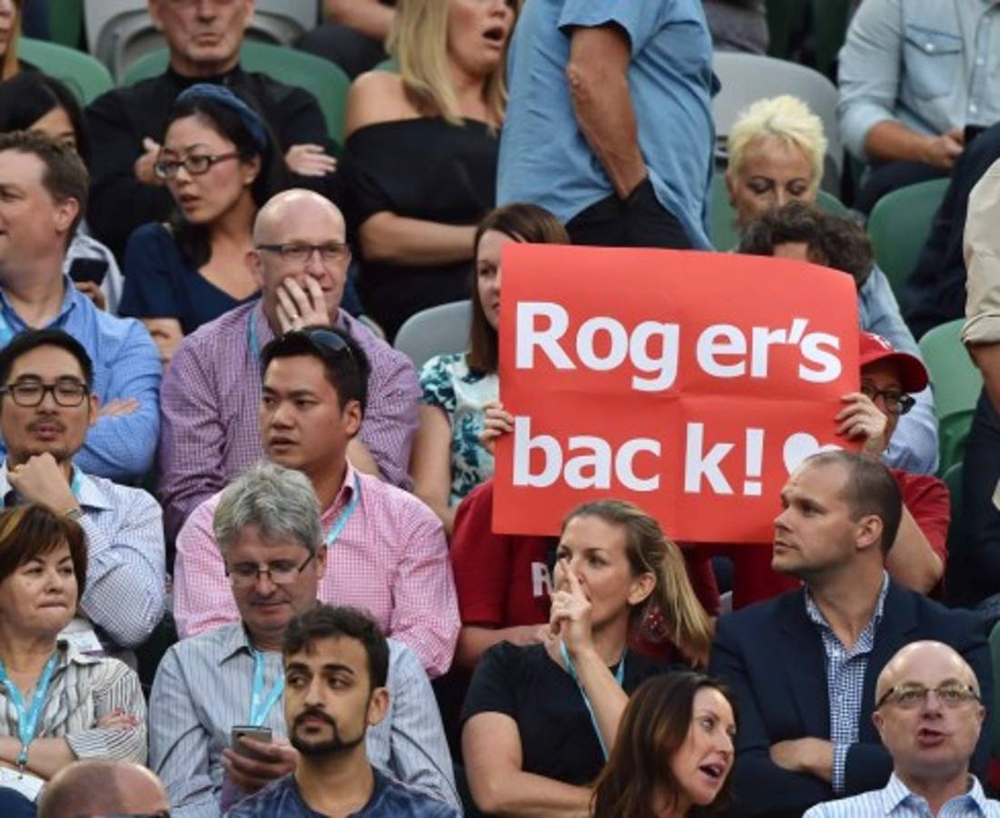 Las fotos que la TV no te ha mostrado del Australia Open