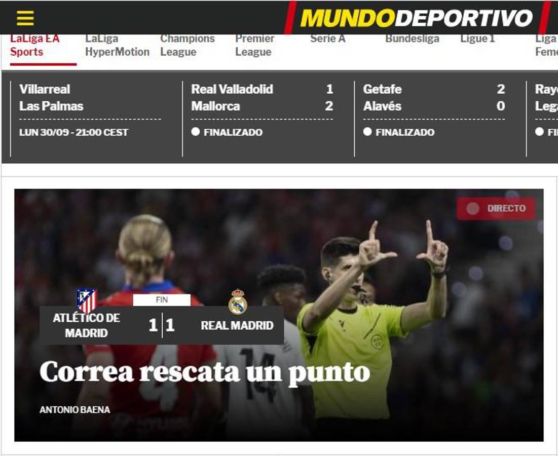 Lo que dice la prensa mundial sobre el polémico Real Madrid vs Atlético: “Escándalo y el derbi de los mecheros”