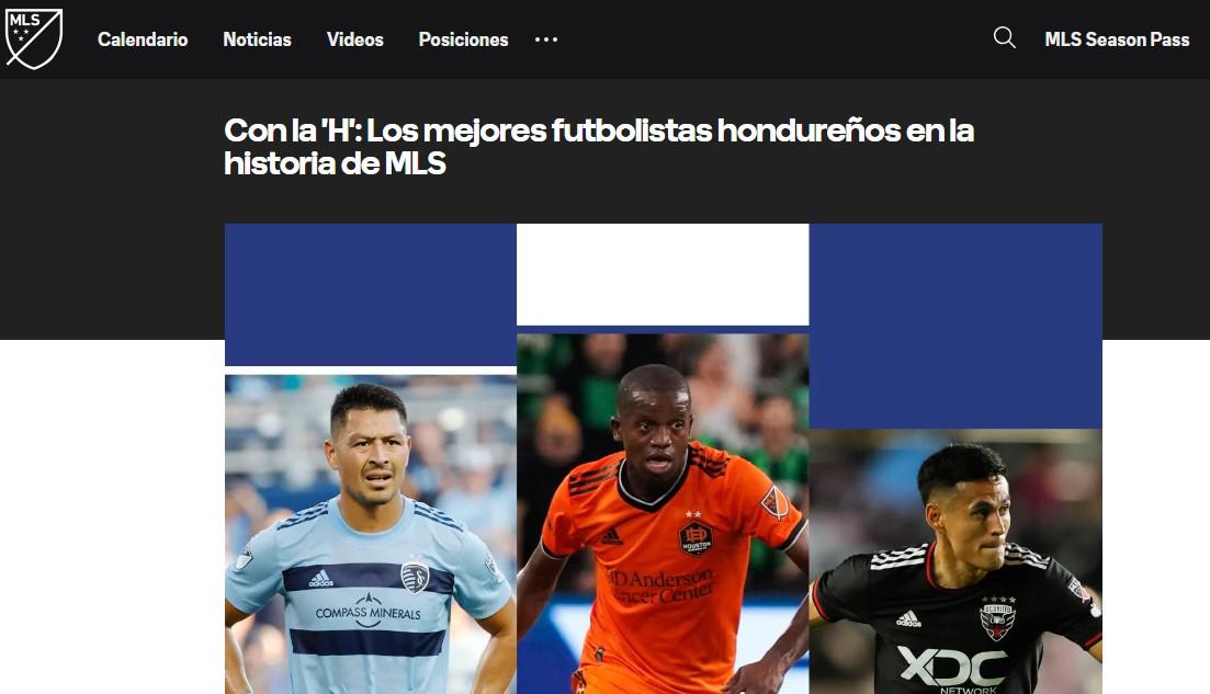 El sitio oficial de la MLS elige a los 10 mejores futbolistas hondureños que han jugado en la liga estadounidense