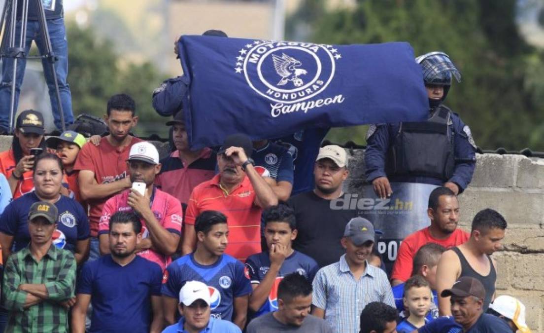 Afición de Motagua de Danlí respondió con altura en clásico ante Marathón