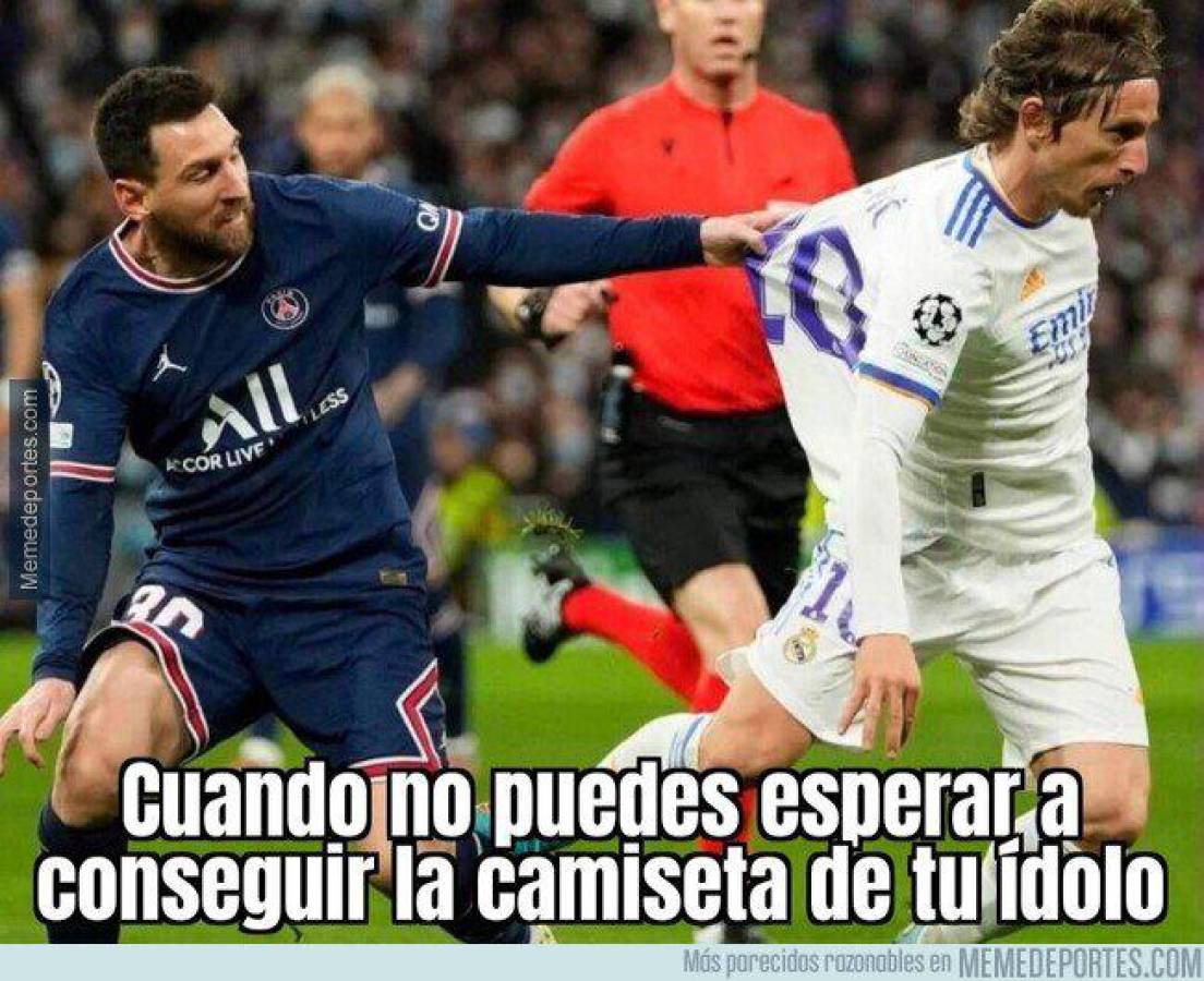 Los otros memes que dejó el Real Madrid-PSG de la Champions donde destrozan a Messi