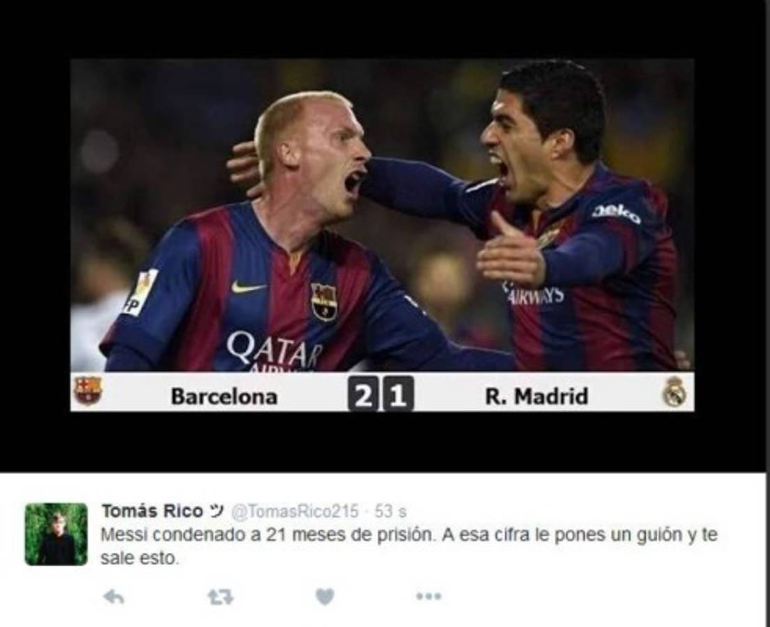 Messi, atacado con duros memes después de ser condenado a prisión