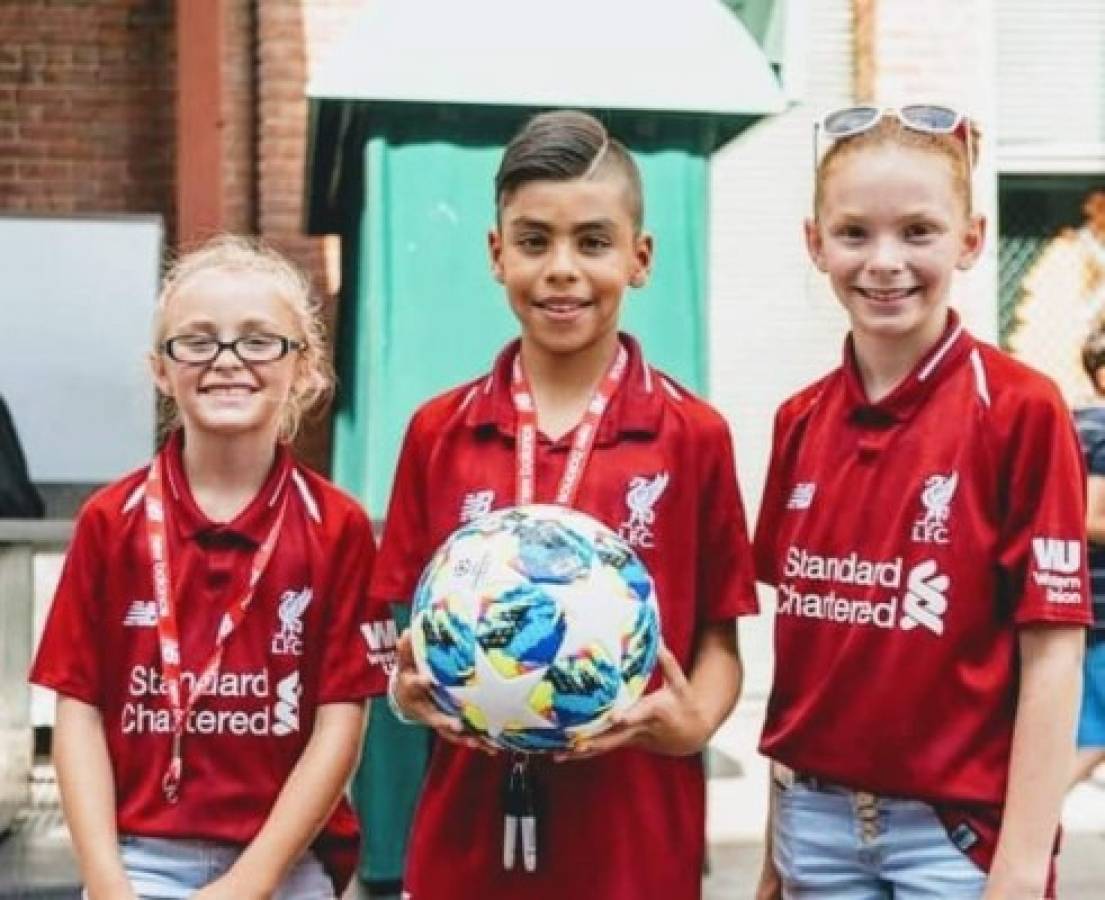 Los dos jóvenes hondureños que se forman en la academia del Liverpool