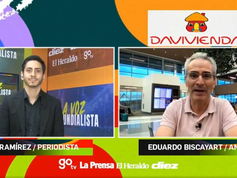 Daniel Ramírez en compañía de Eduardo Biscayart para analizar las semifinales de la Copa del Mundo y la previa de la gran final.