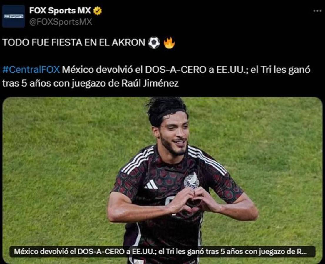 David Faitelson reacciona y deja dardo a Honduras tras triunfo de México ante Estados Unidos: “prueba de fuego”