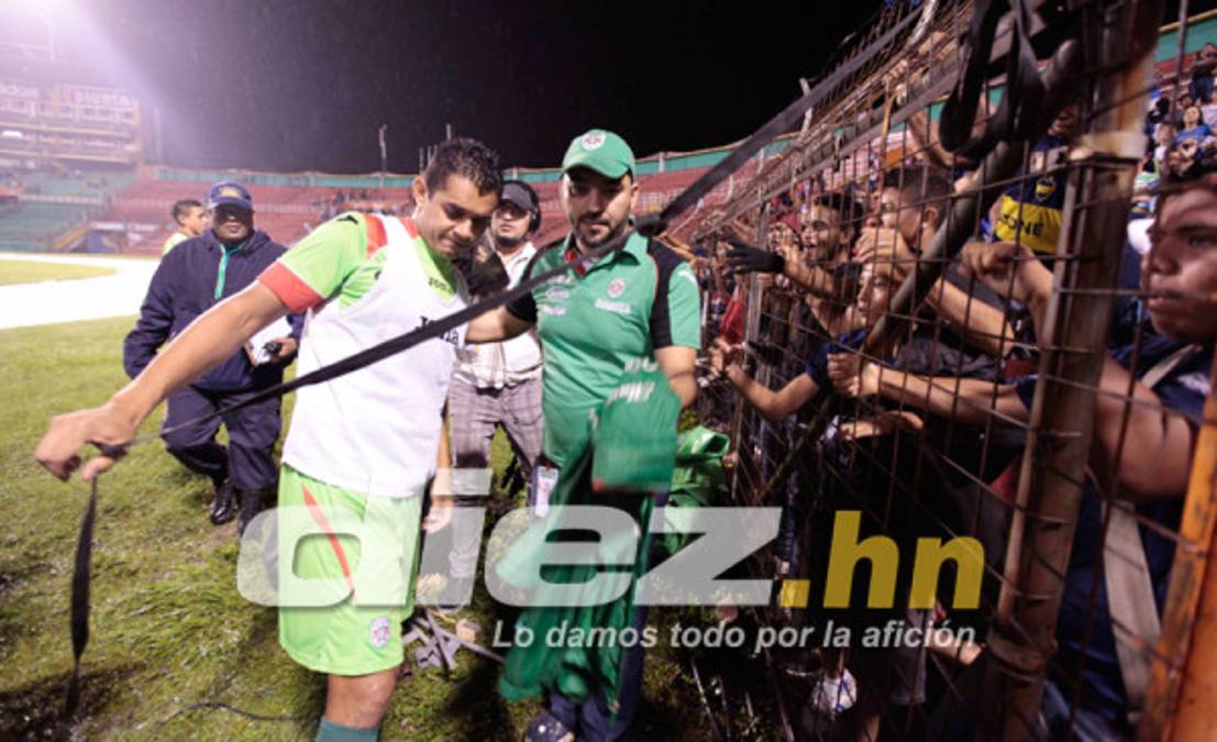 La barra del Motagua hizo llorar a Amado Guevara