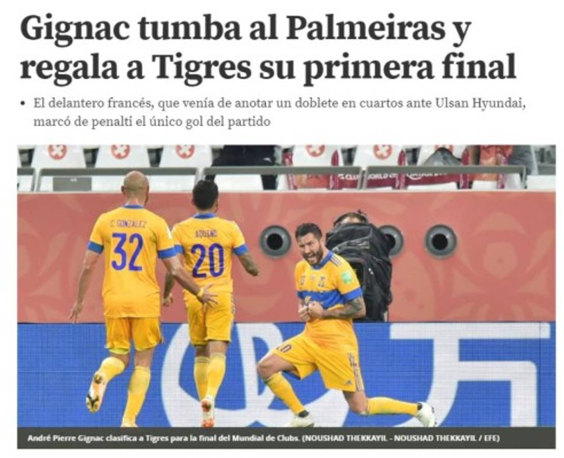 Así reacciona la prensa tras la gesta de Tigres en el Mundial de Clubes y el mensaje del Bayern Múnich