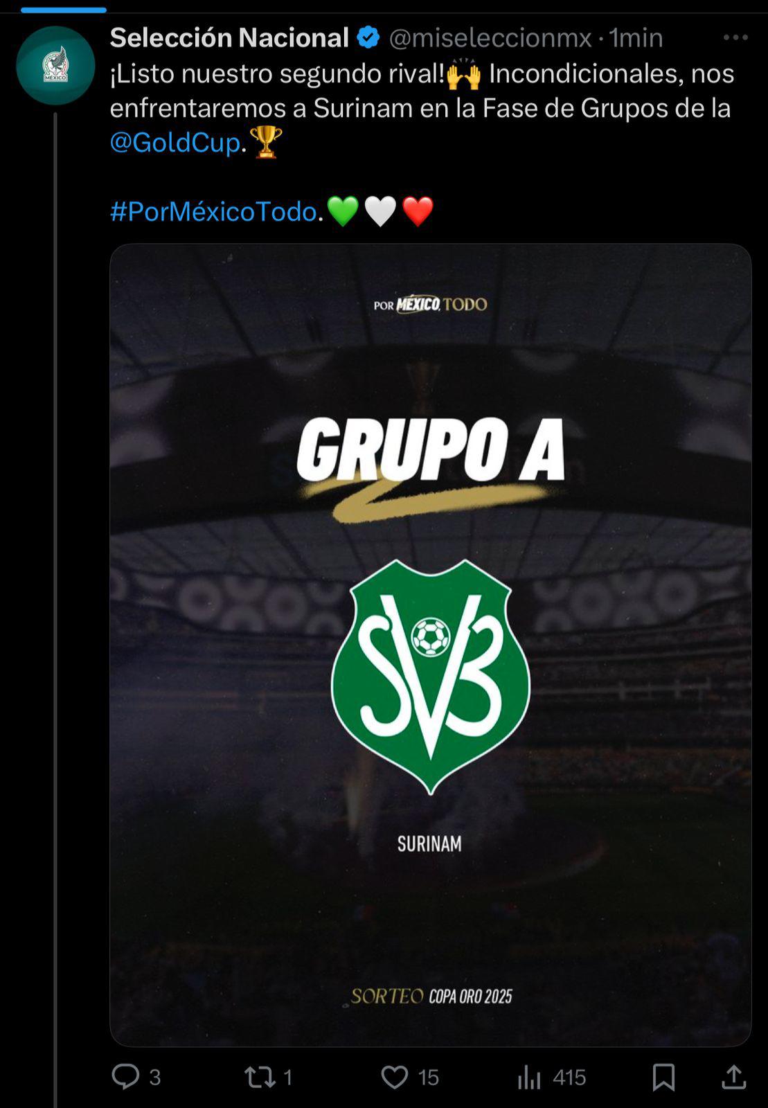 México en el grupo de la muerte Honduras con rival aburridón: así reacciona la prensa al sorteo de la Copa Oro