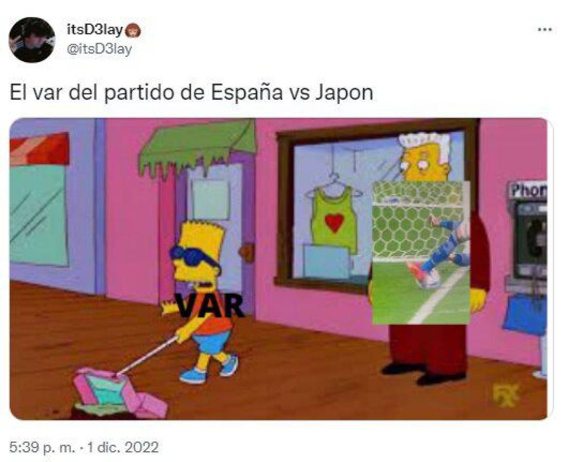 Destruyen el VAR con la ayuda de Gokú y los Súper campeones tras el gol de Japón; así encendieron las redes los memes