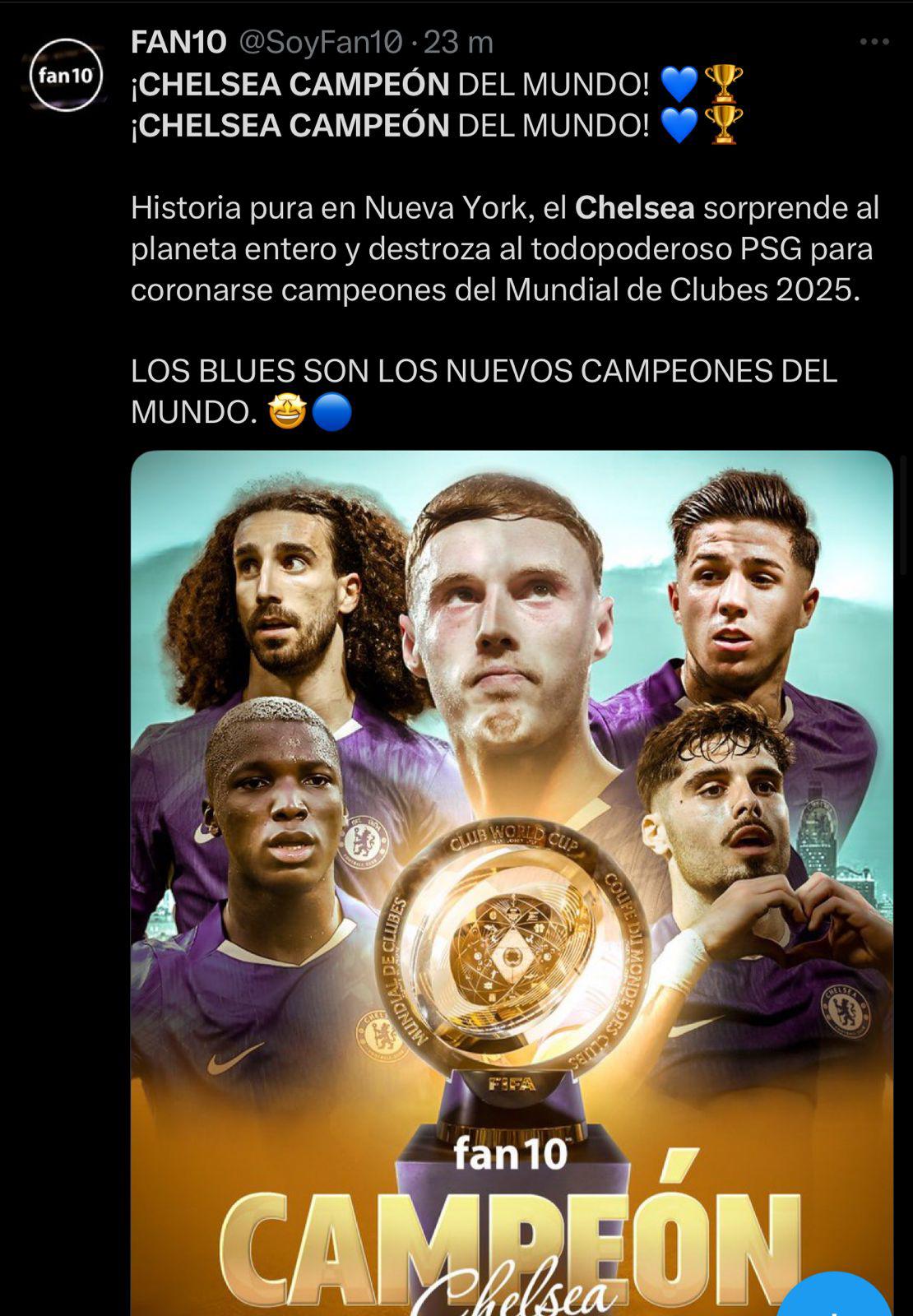 Se les olvidó aprender a perder: la prensa y MisterChip explota contra Luis Enrique tras la coronación del Chelsea en el Mundial de Clubes