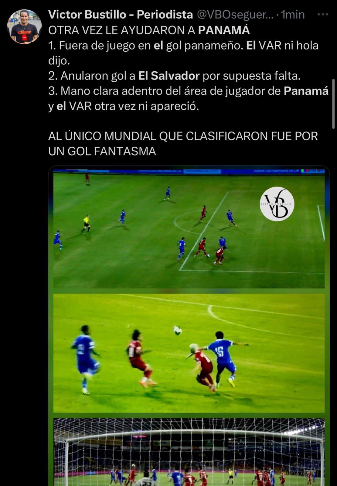 Robo asqueroso Culpa de Concacaf: Chepebomba y la prensa reacciona al triunfo polémico de Panamá en el Cuscatlán