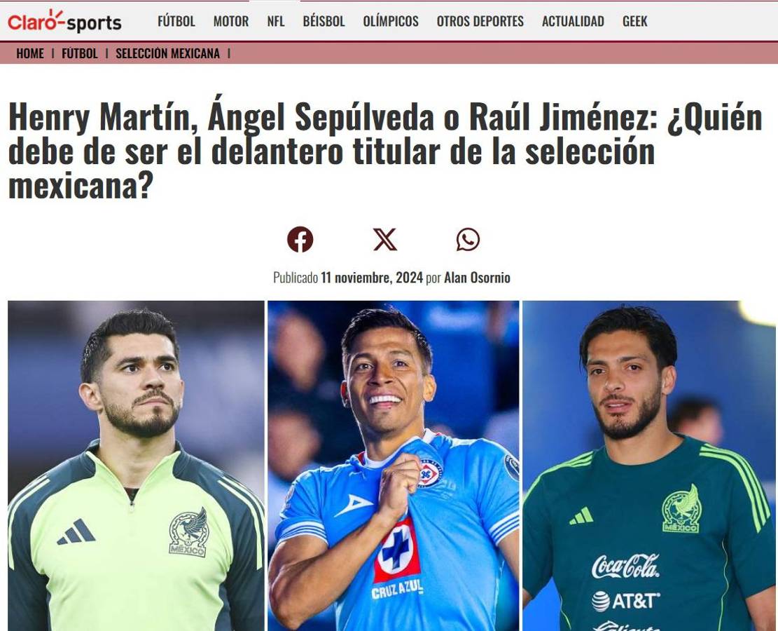 Chino Huerta, Oswaldo Sánchez, arbitraje y “el Morazán, una pesadilla”: así palpita la prensa mexicana el juego contra Honduras