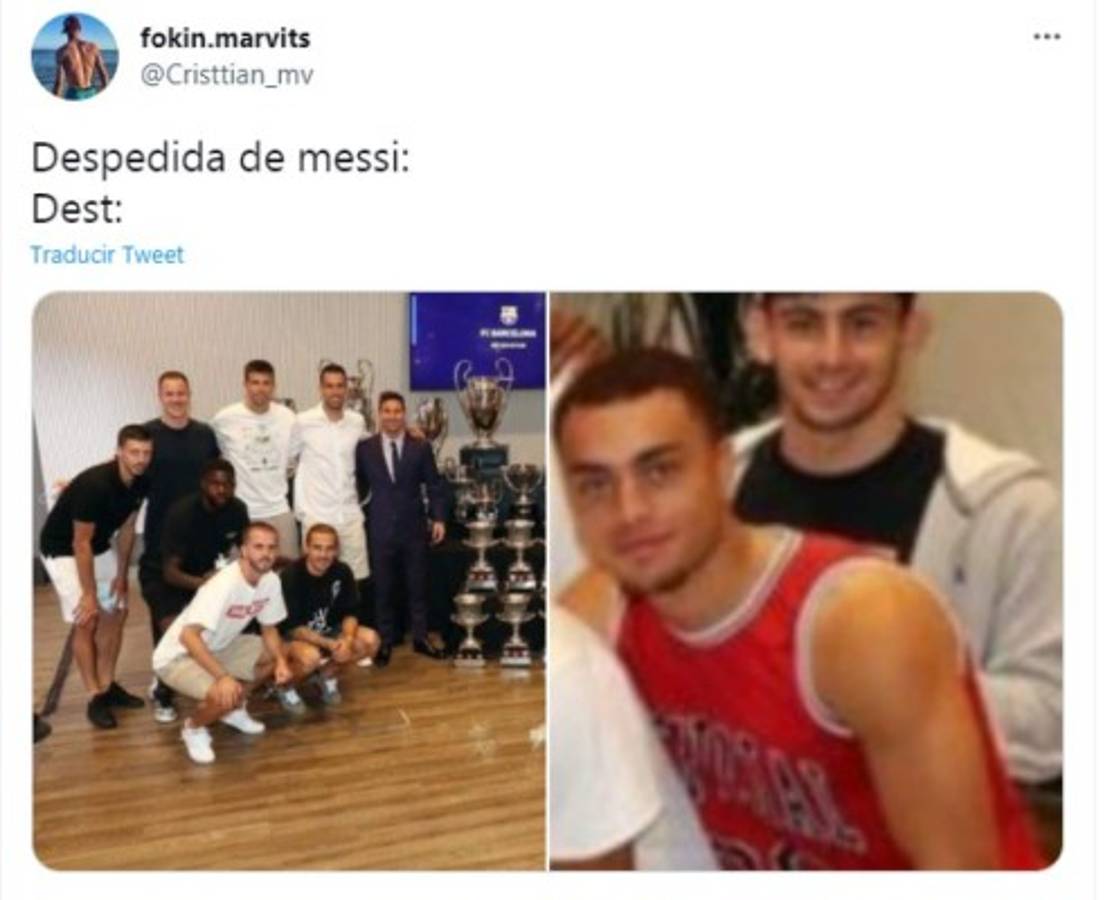 ¿Se equivocó de despedida? Tunden a jugador del Barcelona por su polémico look en el adiós de Messi