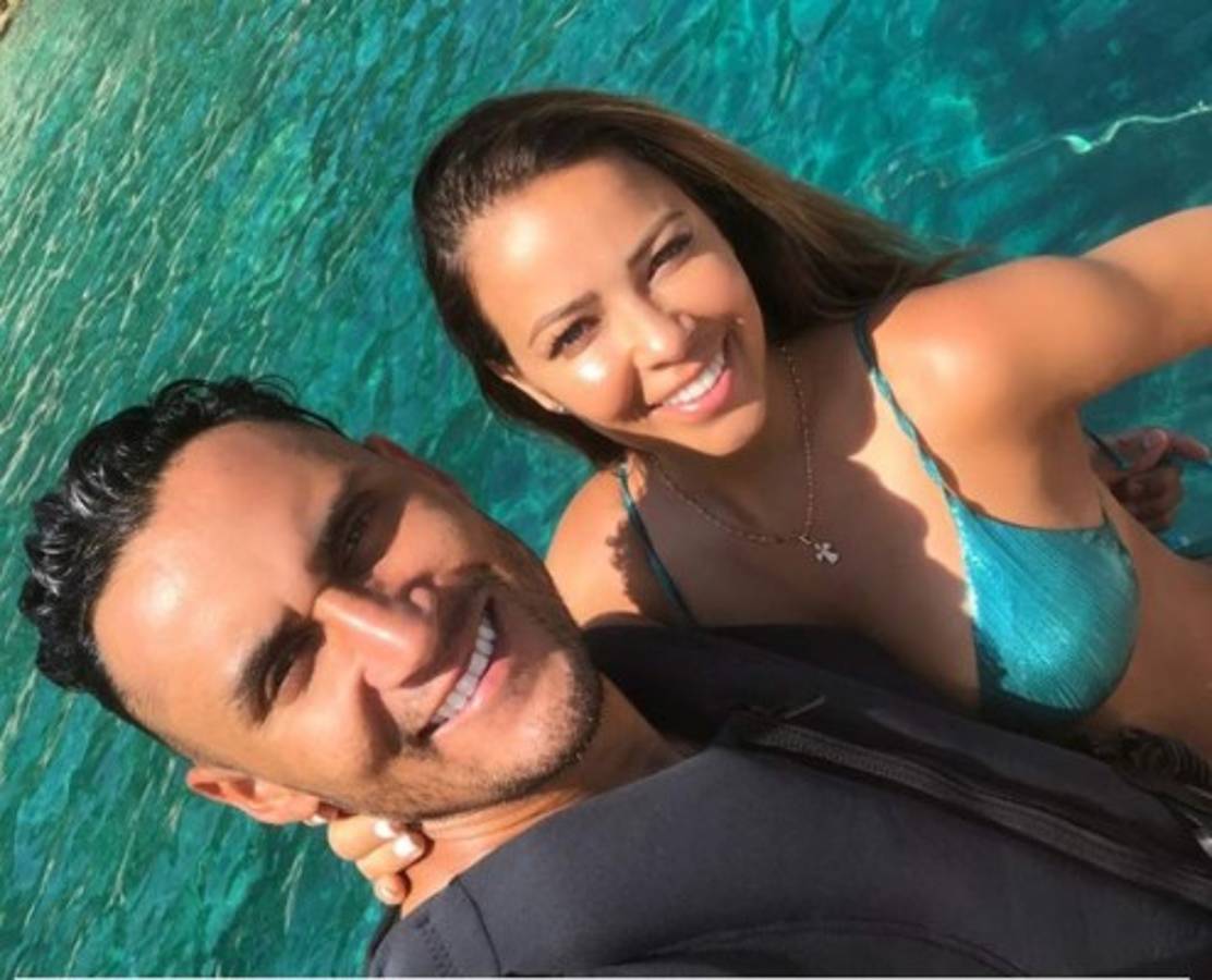¡Vaya vacaciones! La espectacular figura de Keylor Navas y Andrea Salas en sus días libres