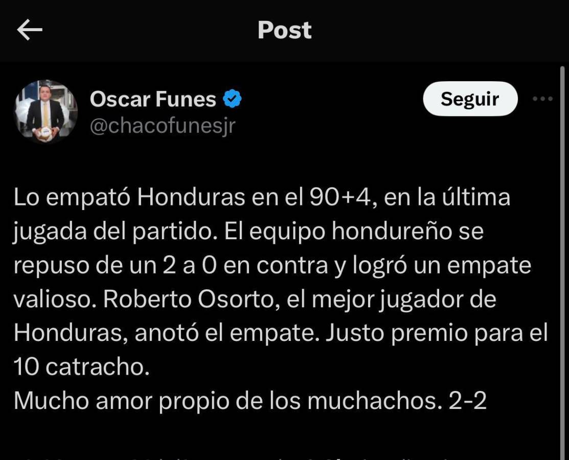 ”El mejor de Honduras”, “alma de la Selección”: Prensa se rinde ante Roberto Osorto tras ser héroe en el Premundial Sub-20