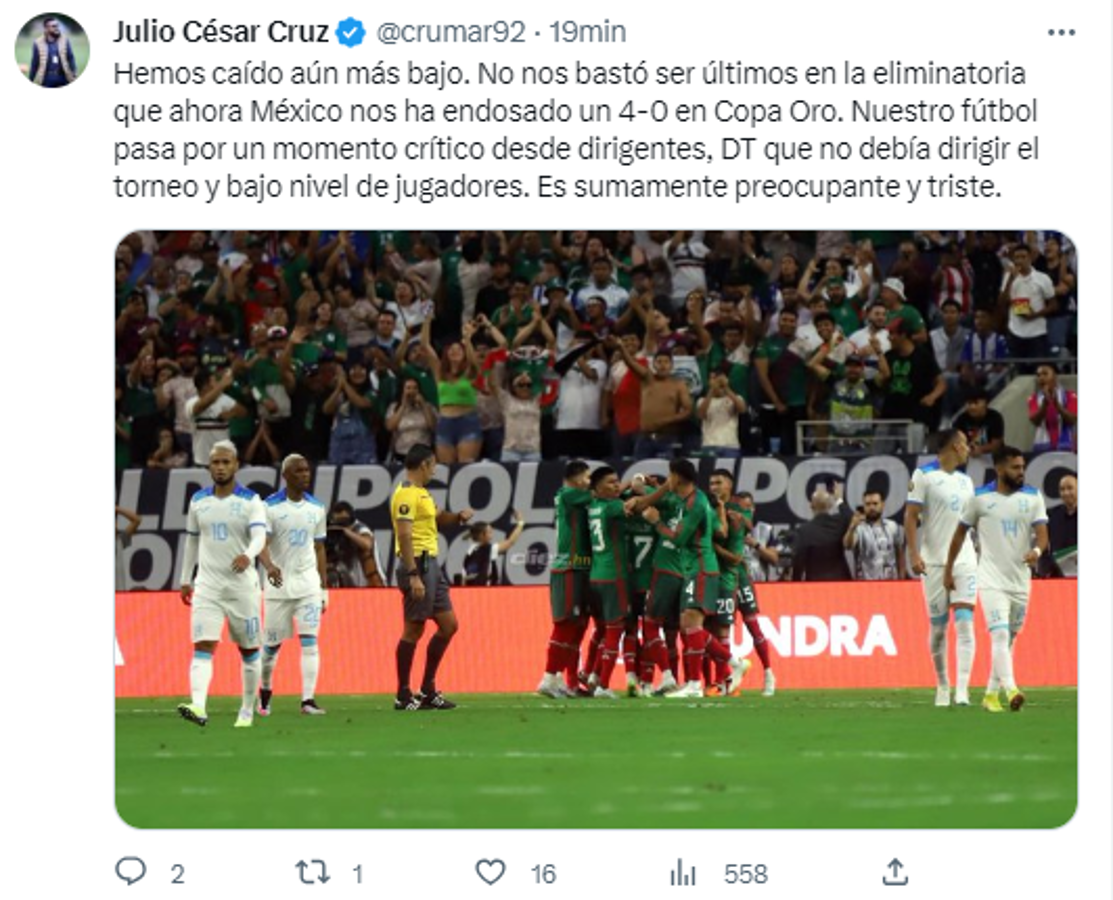 Prensa mexicana se preocupa por Honduras: “Una de sus peores selecciones; no merecen su actualidad”