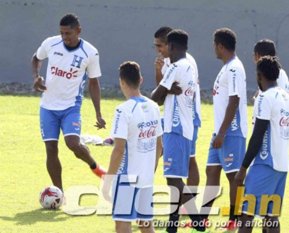 FOTOS: Carlo Costly irradia optimismo en su primer entreno con Honduras