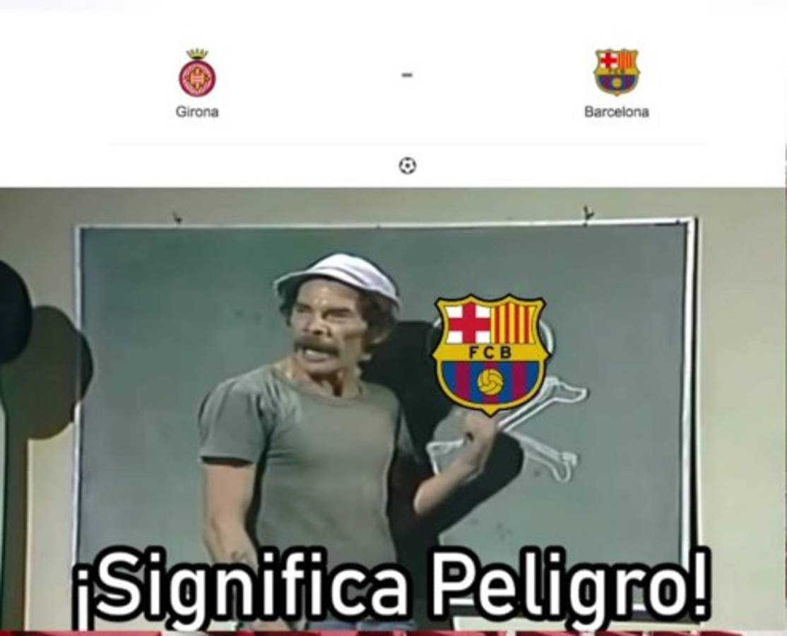 Barcelona-Girona y los despiadados memes donde aparece hasta el Choco Lozano