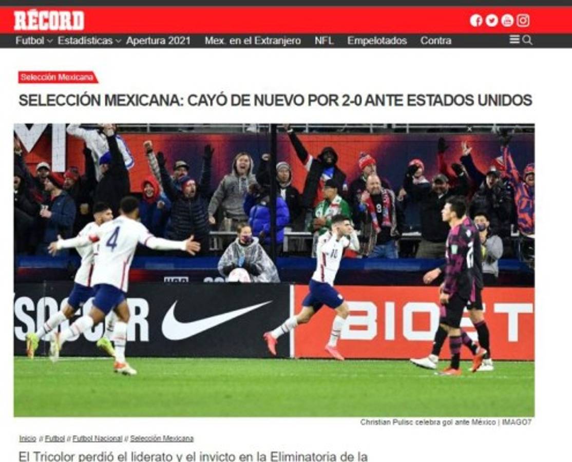'Qatar solo fue un sueño': Las principales portadas en Concacaf tras la jornada 7 en la Eliminatoria