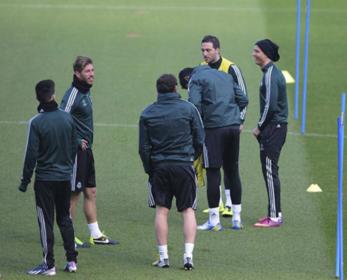 El Real Madrid se entrenó en el estadio del Manchester City