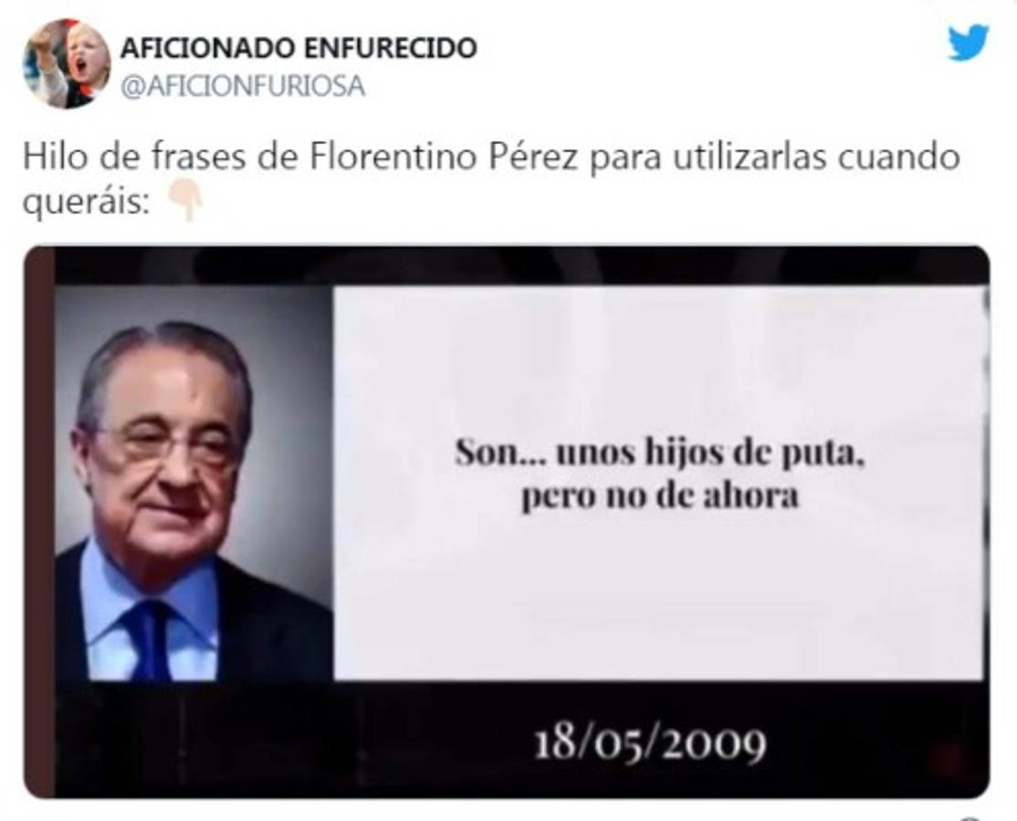 Le filtraron audios a Florentino Pérez y los memes hacen pedazos a sus víctimas: Cristiano, Casillas y Mourinho