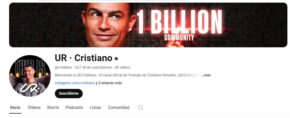 Cristiano Ronaldo en YouTube: ¿Cuántos millones de dólares ha ganado CR7 en su primer mes como youtuber?