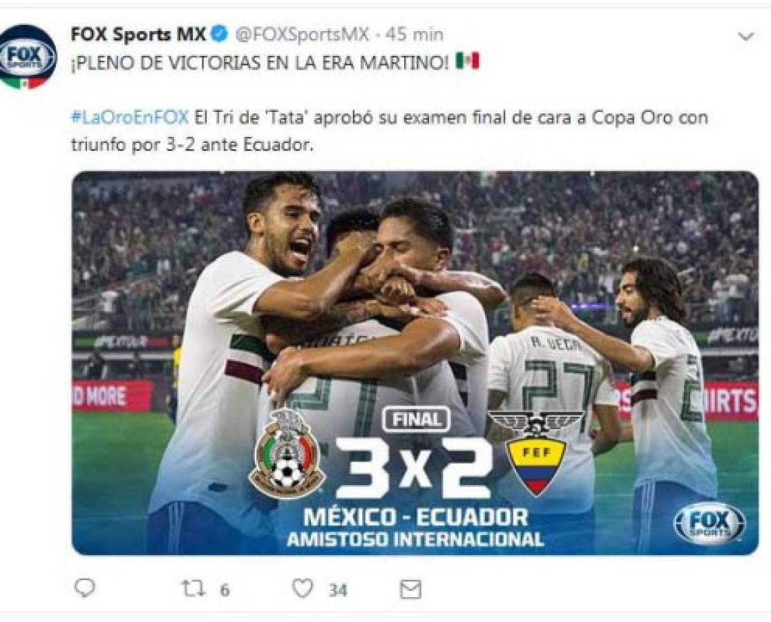 ¡Siguen invictos! Prensa mexicana se derrite en elogios previo a la Copa Oro