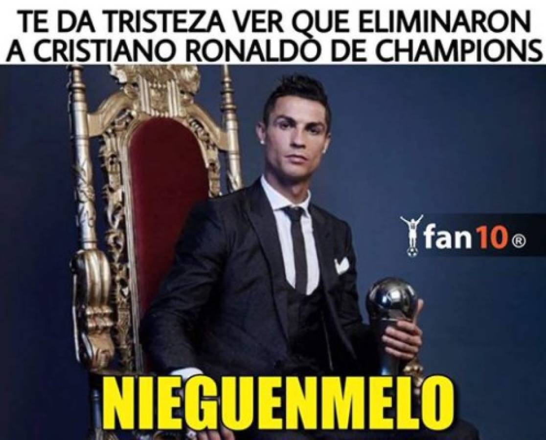 Los otros memes que no has visto y que 'trituran' a Cristiano Ronaldo por la eliminación en Champions