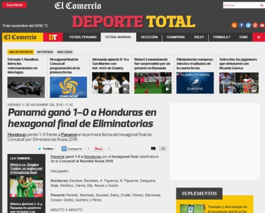 La prensa de Panamá no nos perdona: Silenciamos el Olímpico