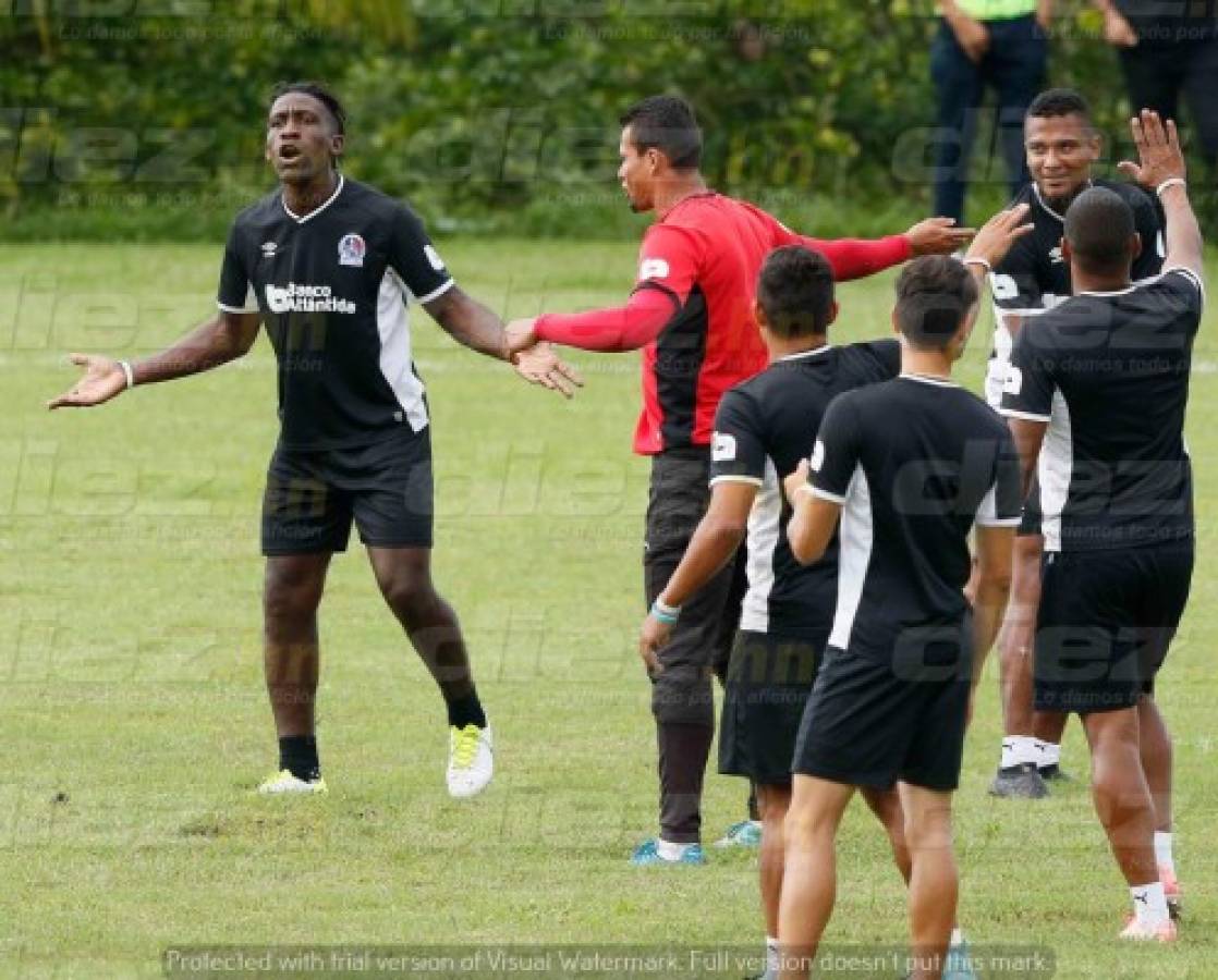 FOTOS: Olimpia trajo hasta porterías para preparar la semifinal en Tela