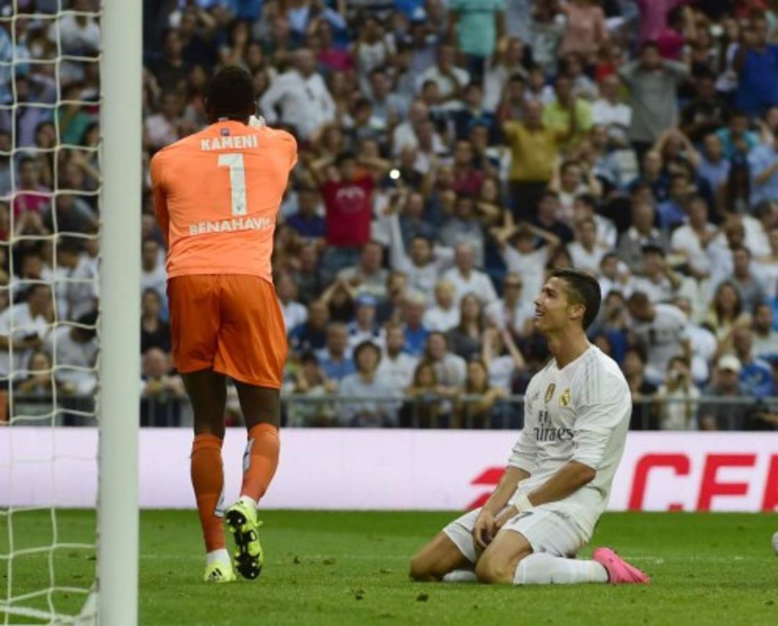 Así fue el sufrimiento de Cristiano Ronaldo ante el Málaga