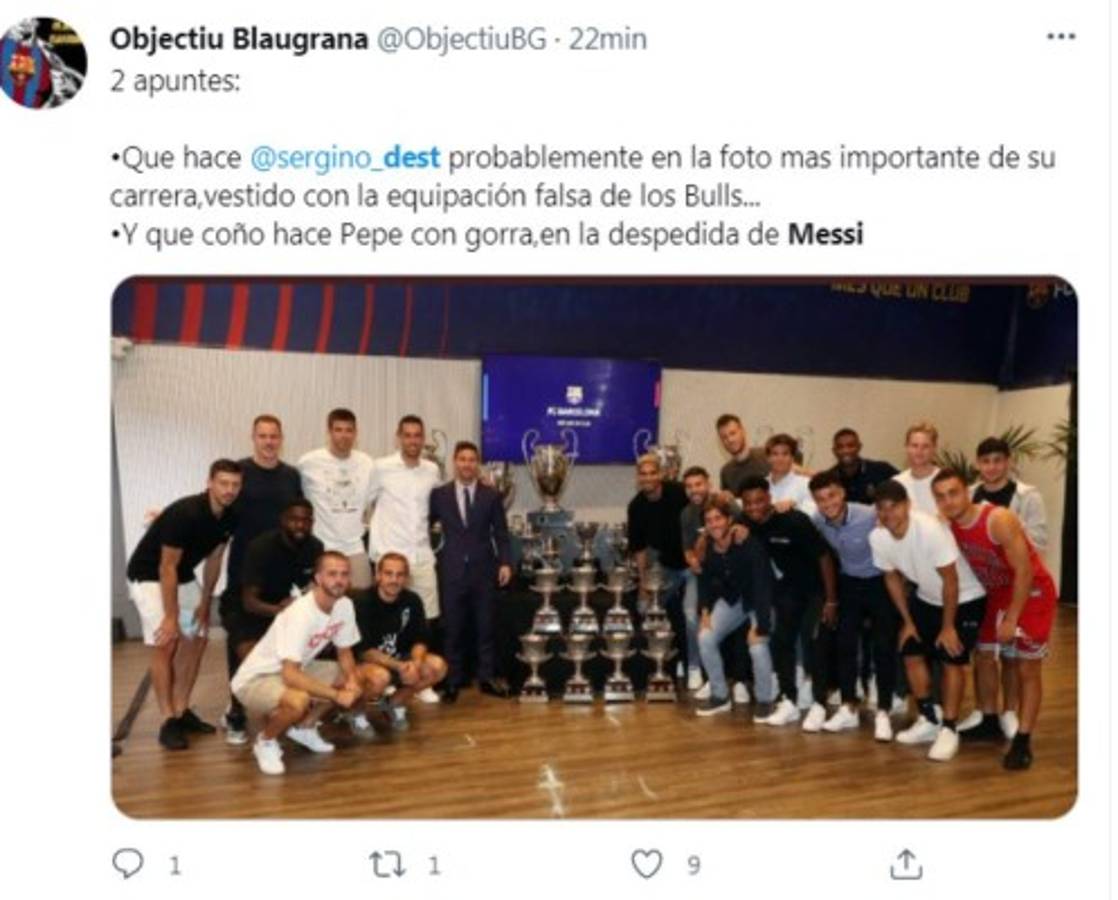 ¿Se equivocó de despedida? Tunden a jugador del Barcelona por su polémico look en el adiós de Messi