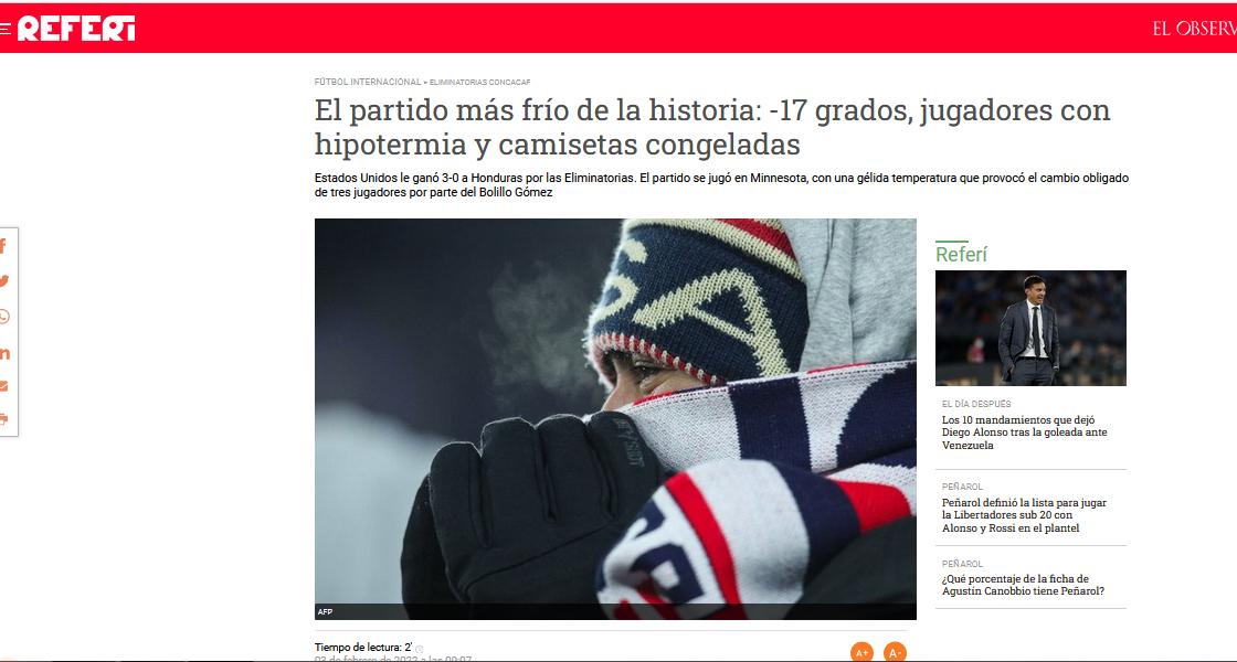 “Trampa mortal y escándalo”: Lo que amaneció diciendo la prensa mundial de la derrota de Honduras ante EUA